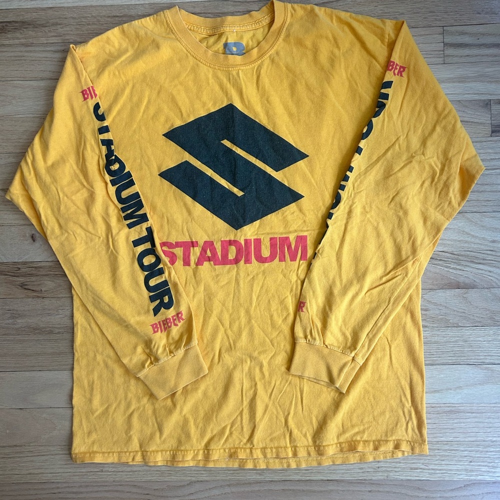 Justin Bieber Stadium Tour Long Sleeve T-Shirt